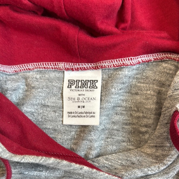 EUC Victoria’s Secret Pink Temple Owls Hoodie Size Medium - Picture 3 of 10